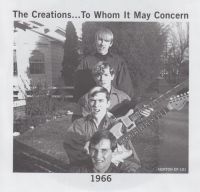 Creations - To Whom It May Concern EP