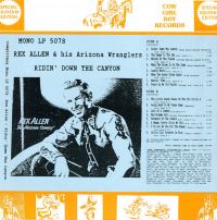 Rex Allen & His Arizona Wranglers - Ridin' Down The Canyon